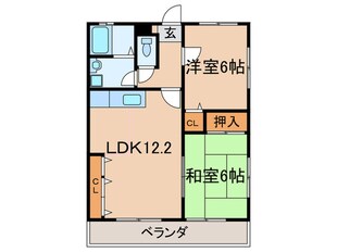 和楽弐番館の物件間取画像